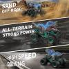Bennol 2.4GHz Dinosaur Remote Control Cars Toys for Kids Boys 4-7 5-7 8-12, RC Dinosaur Car Toys with Light, Sound, Spray, Indoor Outdoor Toys Gifts for 3 4 5 6 Year Old Boys, RC Car Toys for Boy view 3