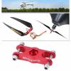 Folding Propeller Clip and clamp for CW/CCW Folding Propeller Low Noise for RC Fixed Wing Glider DIY Parts, 6MM Red view 4