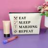 Mahjong Gifts for Women Mahjong Lover Gifts Makeup Bag Mahjong Game Gifts Birthday Gifts for Friend Female Cosmetic Bag Mahjong Player Gift Thanksgiving Christmas Gifts for Her Cosmetic Travel Pouch view 2