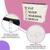 Mahjong Gifts for Women Mahjong Lover Gifts Makeup Bag Mahjong Game Gifts Birthday Gifts for Friend Female Cosmetic Bag Mahjong Player Gift Thanksgiving Christmas Gifts for Her Cosmetic Travel Pouch view 3