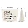 Mahjong Gifts for Women Mahjong Lover Gifts Makeup Bag Mahjong Game Gifts Birthday Gifts for Friend Female Cosmetic Bag Mahjong Player Gift Thanksgiving Christmas Gifts for Her Cosmetic Travel Pouch view 4