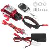 RC Car Winch,1/10 Scale RC Model Vehicle Crawler Car Accessory Metal Winch With Remote Controller view 3