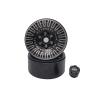 XHSESA RC Rims 2pcs 1.9 Inch Capped RC Wheel Rim Set Wheel Hub for 1:10 RC Crawler Axial SCX10 SCX10 II 90046 SCX10 III TRX4 D90 view 3