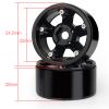 XHSESA RC Rims 2pcs 1.9 Inch Capped RC Wheel Rim Set Wheel Hub for 1:10 RC Crawler Axial SCX10 SCX10 II 90046 SCX10 III TRX4 D90 view 4