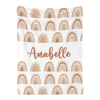 Personalized Baby Blankets for Girls, Customized Baby Blankets for Girls, Bunny Baby Blanket, Best Gift for Baby, Newborn, New Mom, Super Soft Plush Flannel (A-5)