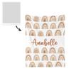 Personalized Baby Blankets for Girls, Customized Baby Blankets for Girls, Bunny Baby Blanket, Best Gift for Baby, Newborn, New Mom, Super Soft Plush Flannel (A-5) view 2