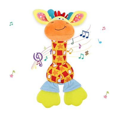 Baby Rattles Toys for 0-6-12 Months, Infant Toys for Boys and Girls 0-3-6-12 Months, Newborn Sensory Learning Toy for Shower Gifts