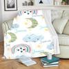 Personalized Baby Blankets for Girls, Customized Baby Blankets for Girls, Bunny Baby Blanket, Best Gift for Baby, Newborn, New Mom, Super Soft Plush Flannel (A-9) view 4