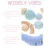 4Pcs Wood Toys Wooden Hanging Toy Wood Activity Pendant Dangling Teething Soother Nursery Decor Montessori Play Gym view 4