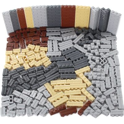 Feleph Masonry Profile Bricks Set Bulk 260 Pieces Building Blocks for House Construction Wall Multicolored MOC Parts Creative Toy Kit Compatible with Major Brand