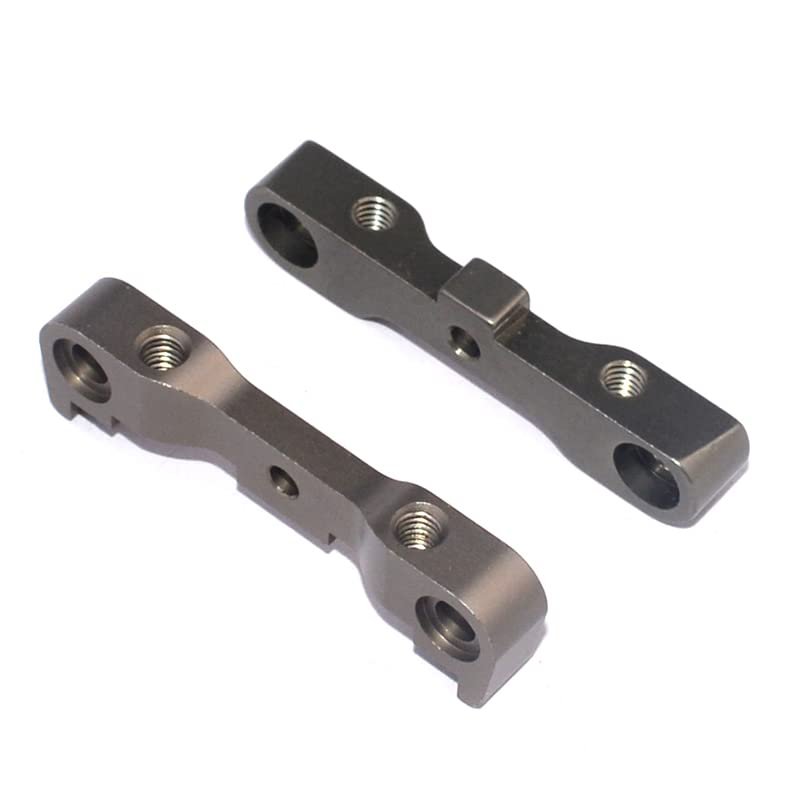 ZD Racing 1/8 Parts Truck Monster Buggy CNC Metal Front Lower Swing Arm Fixed Block Set 8046 Universal for 8 Model RC Cars