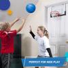 Mini Basketball for Mini Basketball Hoop, 6" Replacement Ball for Over The Door Hoop, Little PVC Basketballs for Kids Toddler, Beach Indoor Outdoor Pool Sport Game Gift, Blue 3 PCS view 3