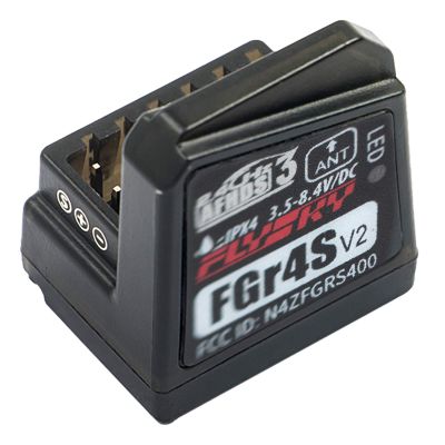 Xiangtat Flysky Noble NB4 Pro Receiver FS-FGR4S V2 Receiver AFHDS 3 Built-in Single-Antenna Bidirectional Output Receiver for Flysky NB4 PL18 RC Transmitter (FS-FGR4S Receiver)