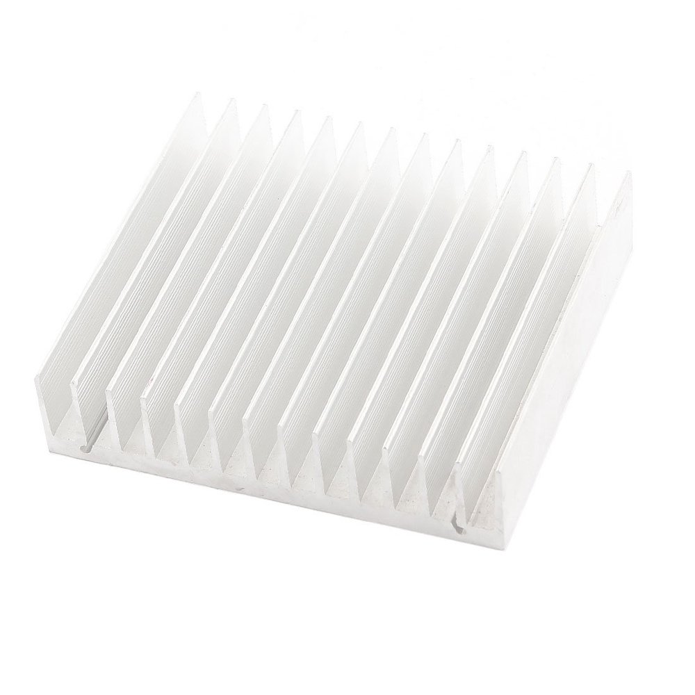 Ruilogod Silver Tone Aluminium Radiator Heatsink Heat Sink 110x100x25mm (id: 621 de3 046 7c2 7ee