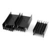 Ruilogod 5 Pcs Black Aluminum Cooler Heat Sink Heatsink 35x23x15mm for Power IC (id: 1ca f57 346 b61 a3a view 1