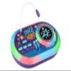 eKids Karmas World DJ Party Mixer Turntable Toy with Built in Microphone for Kids, for Fans of Karmas World Toys for Girls view 2