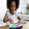 eKids Karmas World DJ Party Mixer Turntable Toy with Built in Microphone for Kids, for Fans of Karmas World Toys for Girls view 3