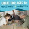 Blue Wasatch Games Ripple Card Game - Match, Stack, and Collect Combos on Your Beach. Easy to Learn and Fun for Kids, Teens, & Adults. view 2