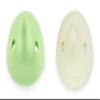 Kids Heroes One-Piece Silicone Pacifiers for Babies 3-36 Months, BPA-Free, 2 Pack (Mint Green and Vanilla) view 2