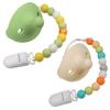 Kids Heroes One-Piece Silicone Pacifiers for Babies 3-36 Months, BPA-Free, 2 Pack (Mint Green and Vanilla) view 4