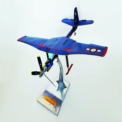 Paper Air Force Screaming Super Streaker P-30 Jabberwocky Rubber Powered Aircraft Kit