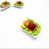 1:6 Dollhouse Miniatures Food Honey Glaze Ham Grilled Thanksgiving Supply 16234 view 2