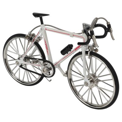 Pssopp Bike Model Mountain Toy, Metal Bike Model Mini Ornament Desktop Decoration, 4.5 x 7.7in