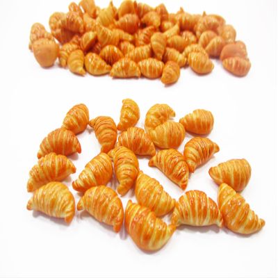 Lot 50 Loose Plain Croissant Bakery Bread Dollhouse Miniatures Food Supply 16229