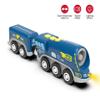 Z MAYABBO Battery Operated Locomotive Trains for Wooden Tracks, Powerful Engine Toy Train Vehicle for Railway Track, Science Fiction Train Car Series Fit All Brands Railroad (Battery Not Included) view 4