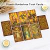 SIOKUY Tarot Cards Deck, Luxury Tarot Card Deck, Splendid Classic Tarot Deck, Durable Waterproof Gold Foil Tarot Decks for Beginners (Rimless Gold) view 2