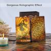 SIOKUY Tarot Cards Deck, Luxury Tarot Card Deck, Splendid Classic Tarot Deck, Durable Waterproof Gold Foil Tarot Decks for Beginners (Rimless Gold) view 3