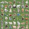 100 Pcs Animal Stickers for Kids, Waterproof Realistic Wild Jungle Zoo Farm Animal Stickers for Toddlers, Teacher Classroom Rewards, Family Activities, Birthday Party Favors view 3