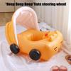 Baby Pool Float, Infant Toddler Swim Floaties with Canopy for 1-5 Years Boys Color Yellow view 4