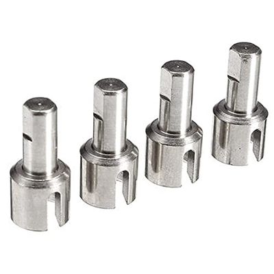 4 Pcs A959-B-21 Upgraded Metal Differential Cup for Wltoys A949 A959-B A969-B A979-B K929 Parts - (Color: Silver)