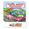 ZOCO  Traffic Safety Coloring Books for Kids (50 Bulk Pack, With Crayons)  Road Safety Rules, Games, Puzzles, Activities  Educational Police Handouts view 1