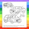 ZOCO  Traffic Safety Coloring Books for Kids (50 Bulk Pack, With Crayons)  Road Safety Rules, Games, Puzzles, Activities  Educational Police Handouts view 2