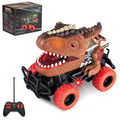 Delycazy Dinosaur Toys Remote Control Car for Kids 3-7, Dino RC Car for Toddler Kids Toys Age 3 4 5 6 7 Boys and Girls Christmas Birthday Gift