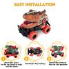 Delycazy Dinosaur Toys Remote Control Car for Kids 3-7, Dino RC Car for Toddler Kids Toys Age 3 4 5 6 7 Boys and Girls Christmas Birthday Gift view 3