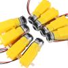 8PCS DC Electric Gear Motor TT DC 3V-6V Prewired Gear Motor Dual Shaft Intelligent Car Chassis with 2Pin Male Connector Wire 1:48 for Arduino Smart RC Car Robot Toys DIY Kit view 2
