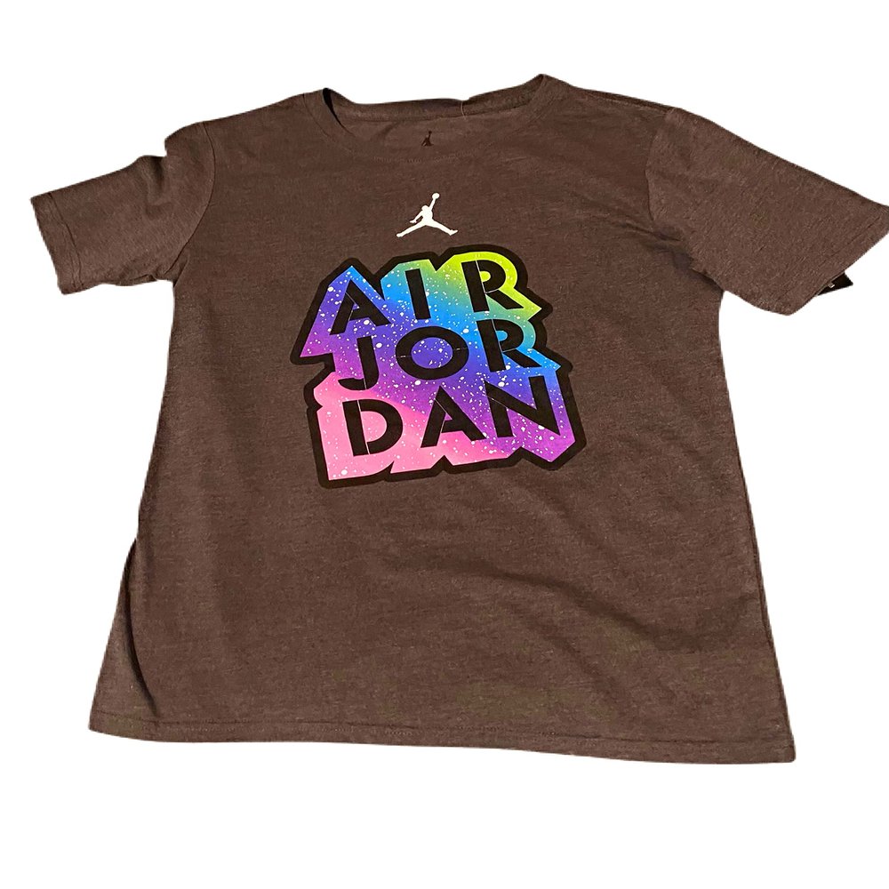 Air Jump Man Space Big Kids Size Large Colors Grey Black White