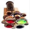 MUSKAN NAUTICAL STORE Nautical Kaleidoscope, Classic Kaleidoscope Double Wheel Kaleidoscope Brass Gifts for Everyone (with Stand) view 1