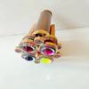 MUSKAN NAUTICAL STORE Brass Kaleidoscope Unique Classic Wheel Double Kaleidoscope Brass Gifts for Kids and Everyone (Without Stand) view 2