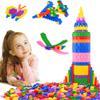 FUBAODA Kids 600pcs Set Building Blocks Construction Toy - Learning Playset STEM Educational Kit Child Branin Development Preschool Kindergarten Toy view 1