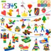 FUBAODA Kids 600pcs Set Building Blocks Construction Toy - Learning Playset STEM Educational Kit Child Branin Development Preschool Kindergarten Toy view 2