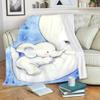 Personalized Baby Blankets for Girls, Customized Baby Blankets for Girls, Bunny Baby Blanket, Best Gift for Baby, Newborn, New Mom, Super Soft Plush Flannel (L-1) view 4