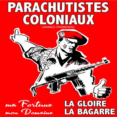 Gnrique Colonial Parachutist 22 Poster Reproduction Format 110 x 150 cm on Luxury Paper 300 g All Formats and Media Possible