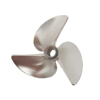 RC Boat Propeller CNC 3-Blades 4.76mm 3/16" 40mm P1.6 Prop for RC Speedboat Hydroplane CAT Catamaran Oval Vee (Left Hand)