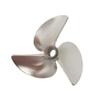 RC Boat Propeller CNC 3-Blades 4.76mm 3/16" 40mm P1.6 Prop for RC Speedboat Hydroplane CAT Catamaran Oval Vee (Left Hand) view 1