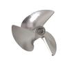 RC Boat Propeller CNC 3-Blades 4.76mm 3/16" 40mm P1.6 Prop for RC Speedboat Hydroplane CAT Catamaran Oval Vee (Left Hand) view 3