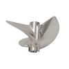 RC Boat Propeller CNC 3-Blades 4.76mm 3/16" 40mm P1.6 Prop for RC Speedboat Hydroplane CAT Catamaran Oval Vee (Left Hand) view 4